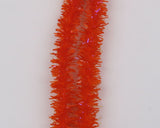 Hareline Flexi Squishenille Large / UV Hot Orange #187 Chenilles, Body Materials