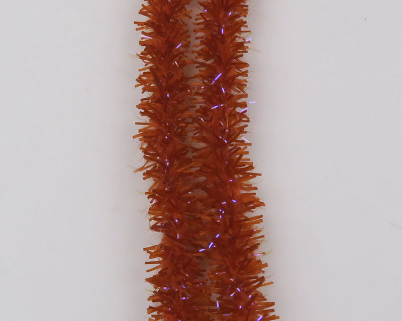 Hareline Flexi Squishenille Large / UV Rusty Brown #323 Chenilles, Body Materials