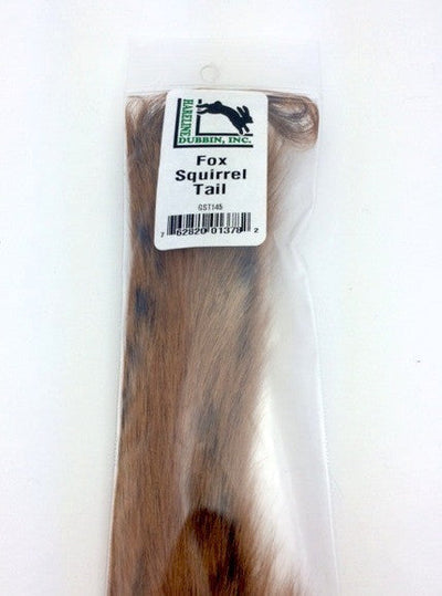 Hareline Fox Squirrel Tail Natural Hair, Fur