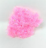 Hareline Frizzle Chenille UV Hot Pink / Medium 3/8" Chenilles, Body Materials