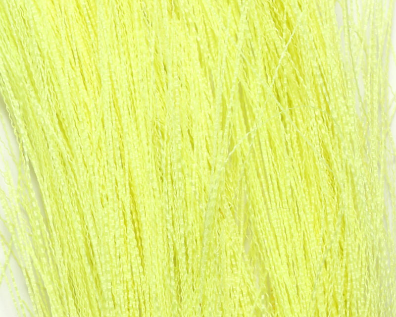 Hareline Hackle Hair Fl Yellow Flash, Wing Materials