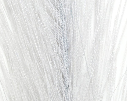 Hareline Hackle Hair Gray Flash, Wing Materials