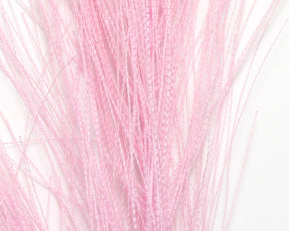 Hareline Hackle Hair Pink Flash, Wing Materials