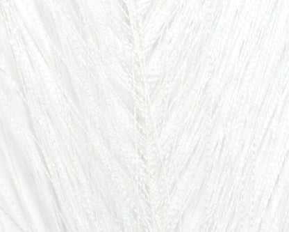 Hareline Hackle Hair White Flash, Wing Materials