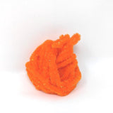 Hareline Ice Dub Chenille Orange Chenilles, Body Materials