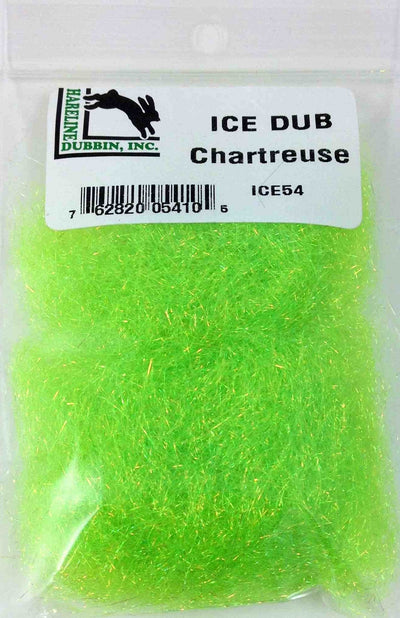 Hareline Ice Dub Dubbing Chartreuse Dubbing