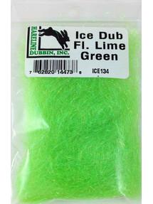 Hareline Ice Dub Dubbing Fl. Lime Green Dubbing