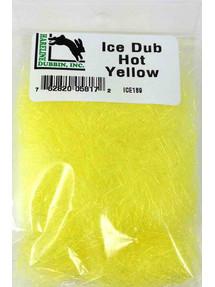 Hareline Ice Dub Dubbing Hot Yellow Dubbing