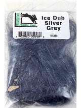 Hareline Ice Dub Dubbing Silver Grey Dubbing