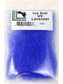 Hareline Ice Dub Dubbing UV Lavender Dubbing