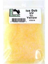 Hareline Ice Dub Dubbing UV Light Yellow Dubbing