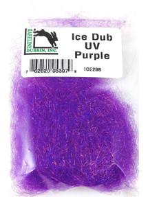Hareline Ice Dub Dubbing UV Purple Dubbing