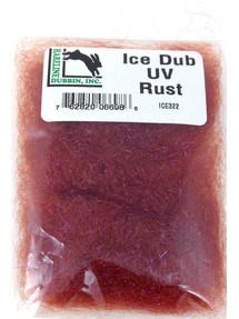 Hareline Ice Dub Dubbing UV Rust Dubbing