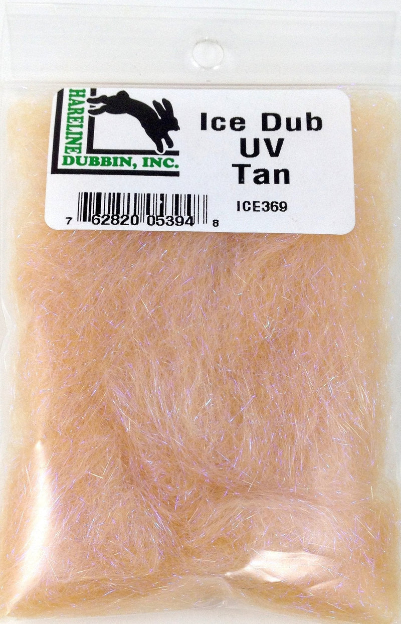 Hareline Ice Dub Dubbing UV Tan Dubbing