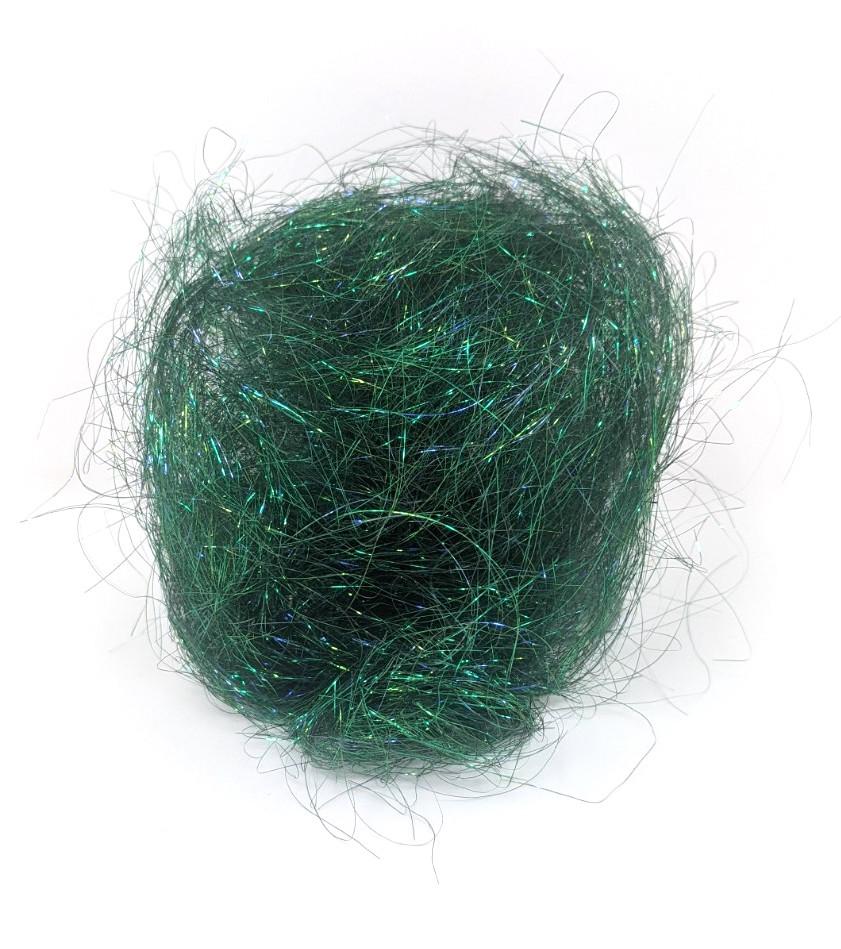 Hareline Ice Wing Fiber #238 Moss Green Flash, Wing Materials