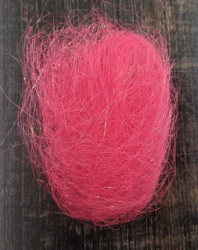 Hareline Ice Wing Fiber #327 Salmonberry Flash, Wing Materials