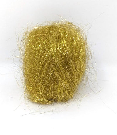Hareline Ice Wing Fiber #386 Yellow Gold Flash, Wing Materials