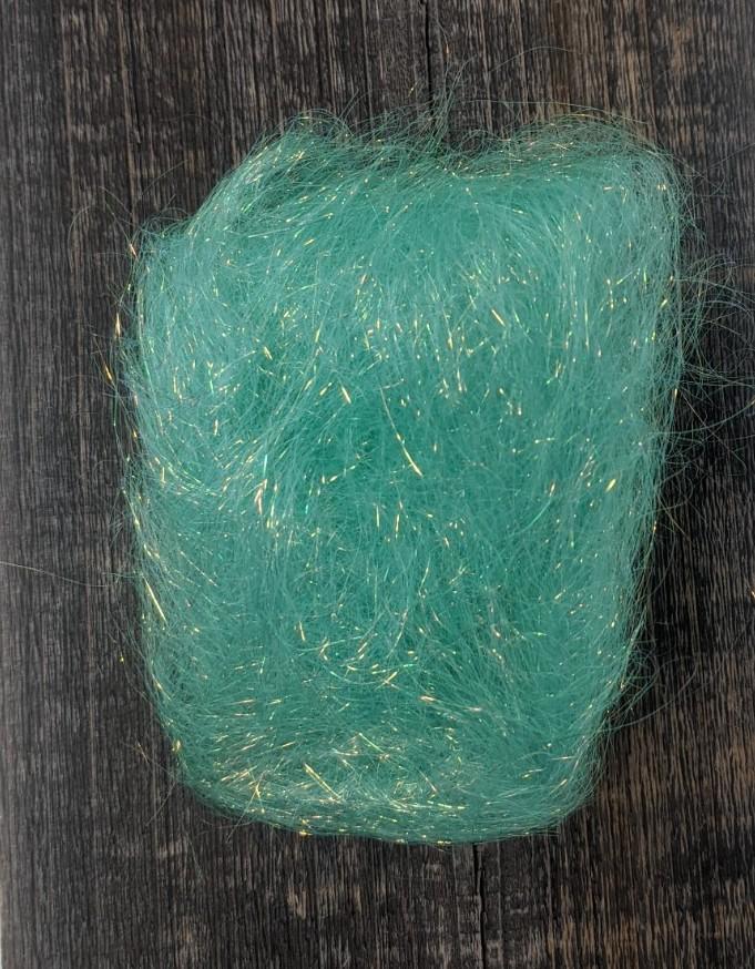 Hareline Ice Wing Fiber #5 Aquamarine Flash, Wing Materials