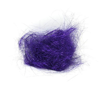 Hareline Ice Wing Fiber Electric Purple Flash, Wing Materials