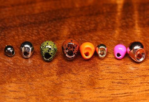 Hareline Insta Jig Tungsten Head 10 Pack Beads, Eyes, Coneheads