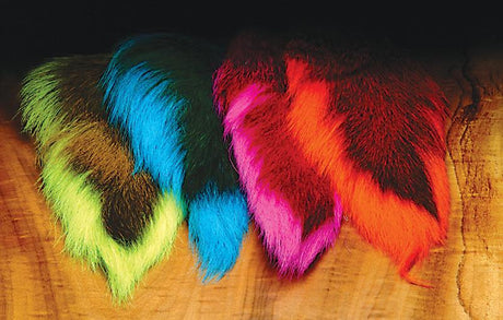 Hareline Large Northern Bucktail Black Hair, Fur