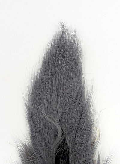 Hareline Large Northern Bucktail Gray Hair, Fur