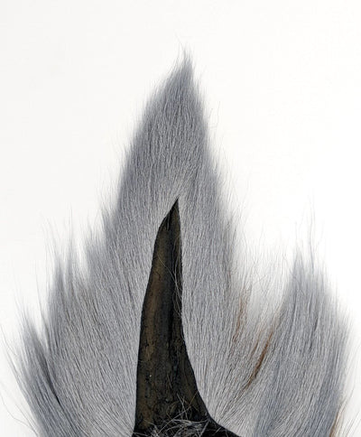 Hareline Large Northern Bucktail Gray Ghost Hair, Fur