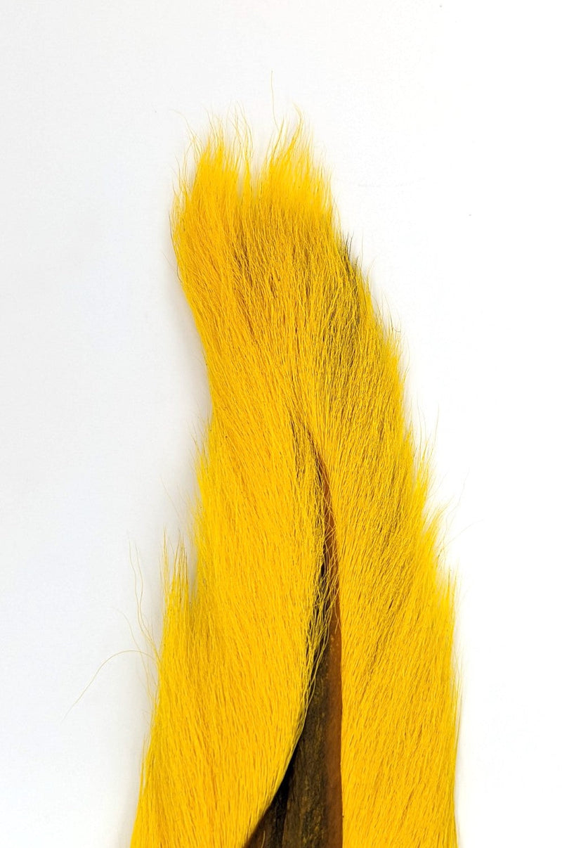 Hareline Large Northern Bucktail Yellow Hair, Fur