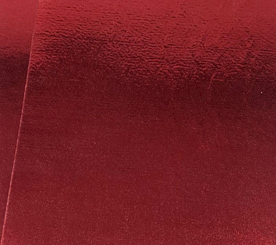 Hareline Lycra Foil Stretch Red Foil Chenilles, Body Materials