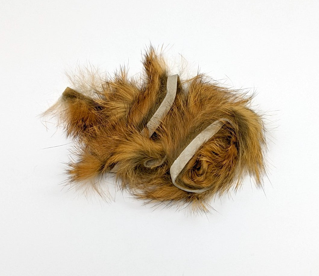 Hareline Magnum Rabbit Strips Gold Variant Hair, Fur