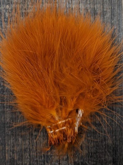 Hareline Marabou Blood Quills Burnt Orange #48 Saddle Hackle, Hen Hackle, Asst. Feathers