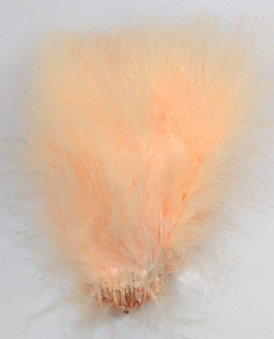Hareline Marabou Blood Quills Spawn's Southern Fl Peach #360 Saddle Hackle, Hen Hackle, Asst. Feathers