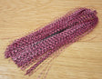 Hareline Micro Barred Voodoo Fibers Black Barred Pink Flash, Wing Materials