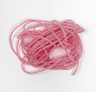 Hareline Micro Pearl Core Braid Pink Chenilles, Body Materials