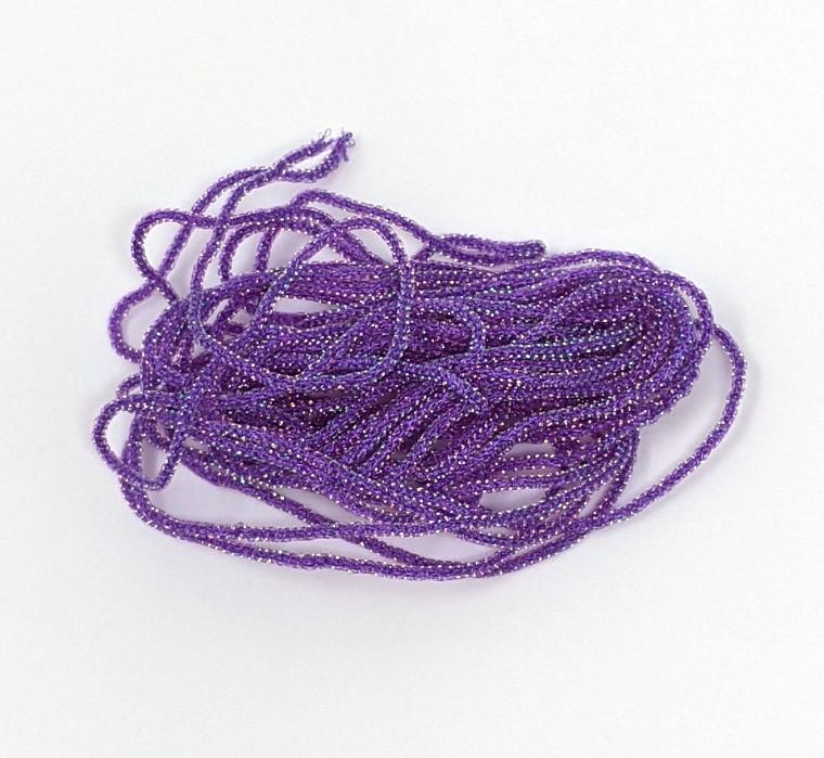 Hareline Micro Pearl Core Braid Purple Chenilles, Body Materials