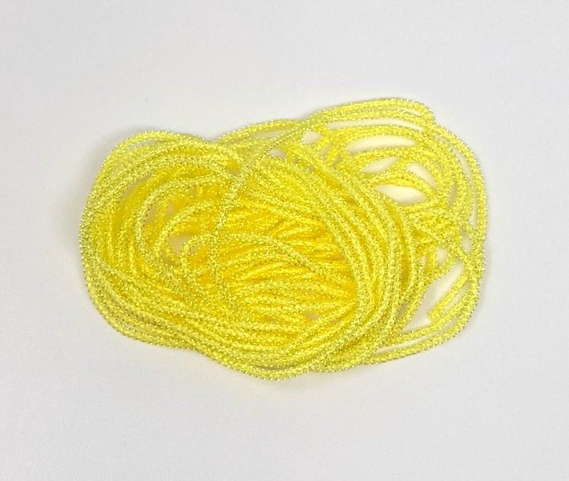 Hareline Micro Pearl Core Braid Yellow Chenilles, Body Materials