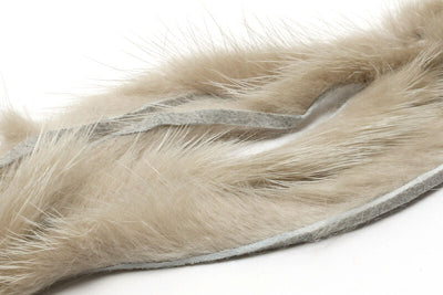 Hareline Mink Strips Grey Hair, Fur