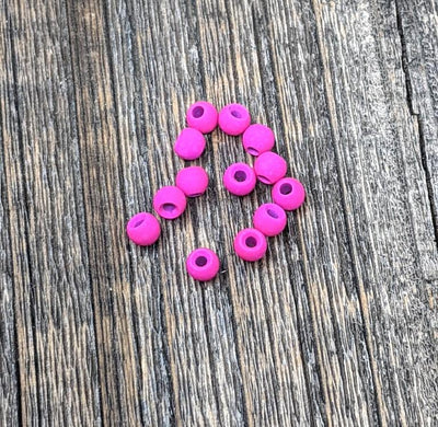 Hareline Mottled Tactical Tungsten Beads #289 Pink / 1/8 3.3mm Beads, Eyes, Coneheads