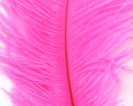 Hareline Ostrich Marabou Fuchsia Saddle Hackle, Hen Hackle, Asst. Feathers