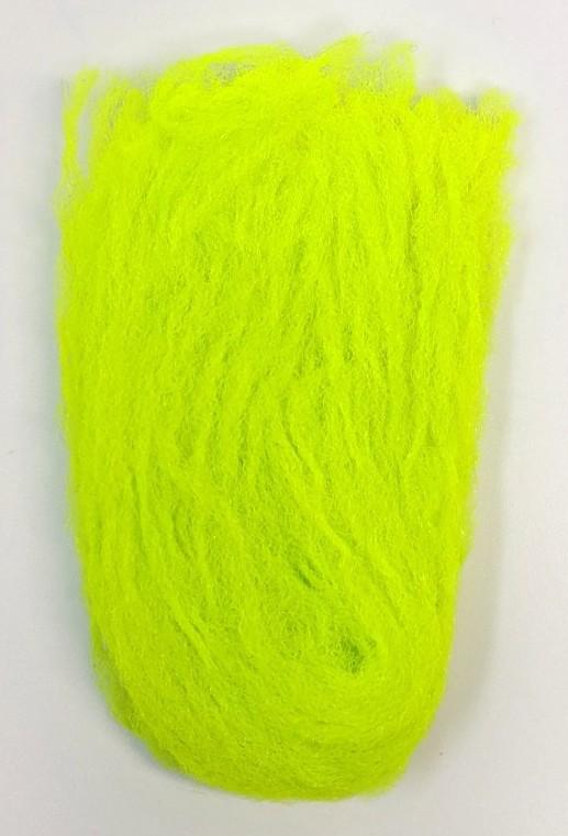 Hareline Para Post Wing Fl. Chartreuse # 127 Flash, Wing Materials