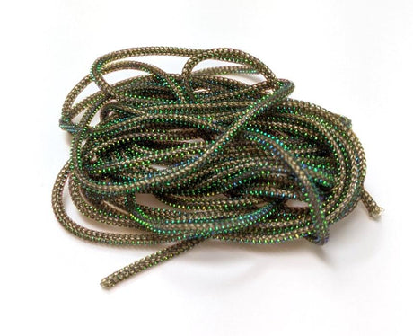 Hareline Pearl Core Braid Brown Chenilles, Body Materials