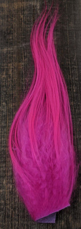 Hareline Polar Goat Hair Fl Hot Pink Hair, Fur