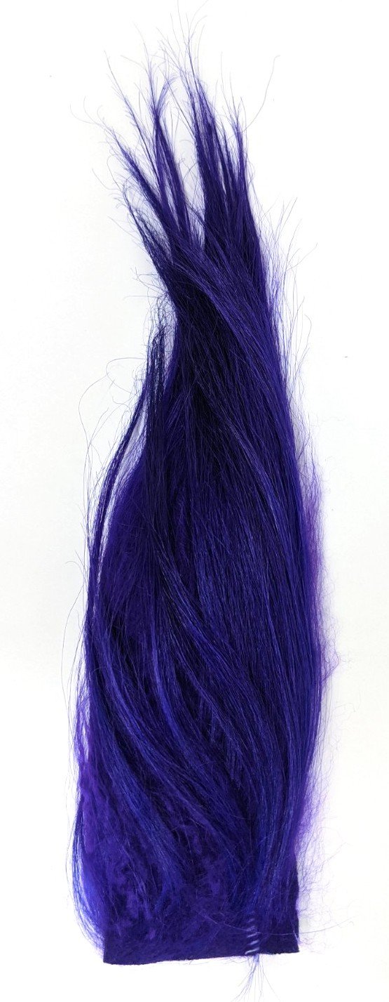 Hareline Polar Goat Hair Purple Hair, Fur