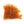 Hareline Polar Reflector Flash #187 Hot Orange Chenilles, Body Materials