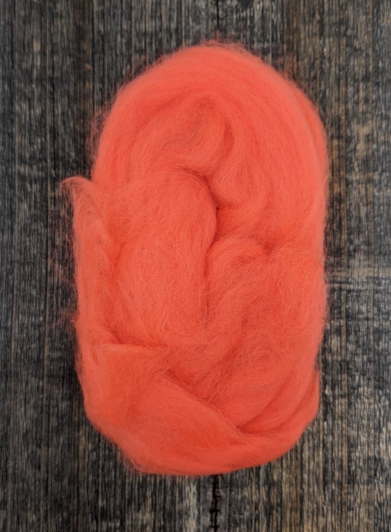 Hareline Pseudo Marabou #133 Fl. Hot Orange Flash, Wing Materials