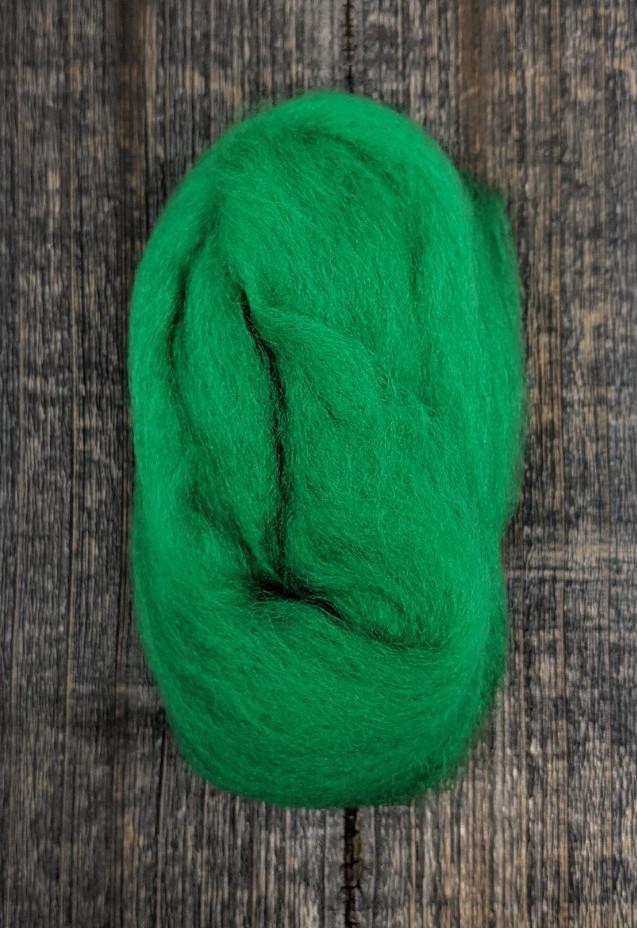 Hareline Pseudo Marabou #198 Kelly Green Flash, Wing Materials