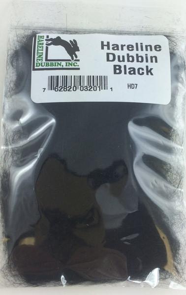 Hareline Rabbit Dubbin black