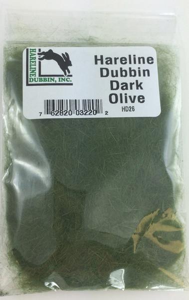 Hareline Rabbit Dubbin dark olive