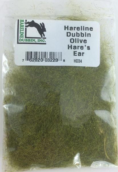 Hareline Rabbit Dubbin Olive Hare&