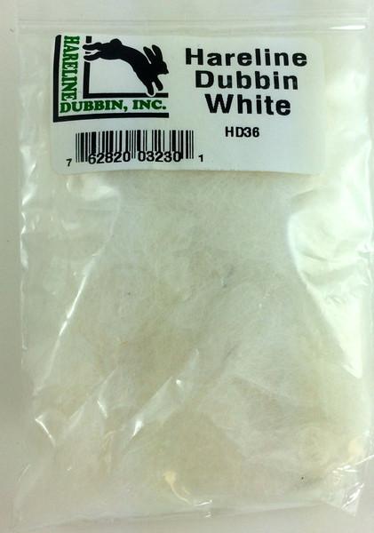 Hareline Rabbit Dubbin white